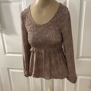 Women's Floral Long Sleeve Top